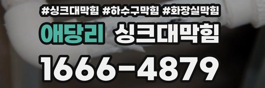 싱크대막힘