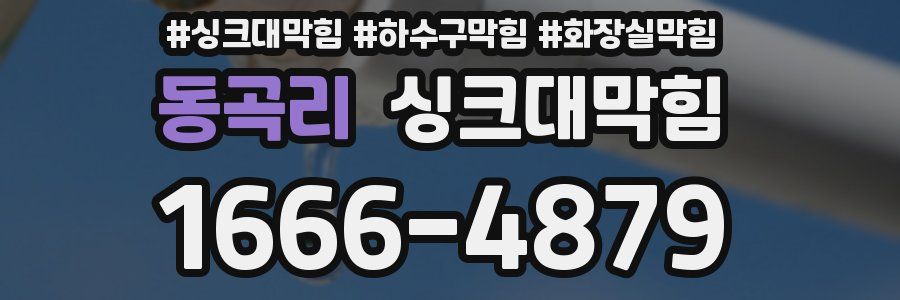 싱크대막힘
