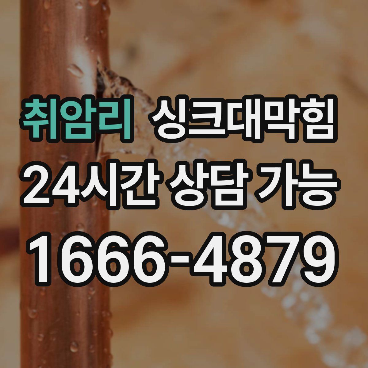 취암리 싱크대막힘