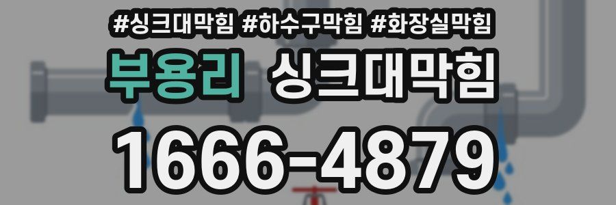 싱크대막힘