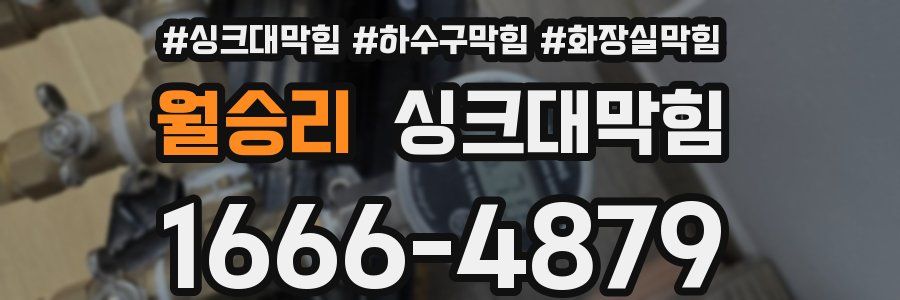 싱크대막힘