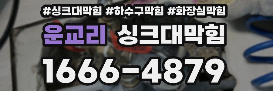 싱크대막힘