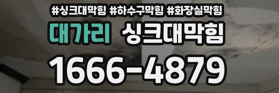 싱크대막힘