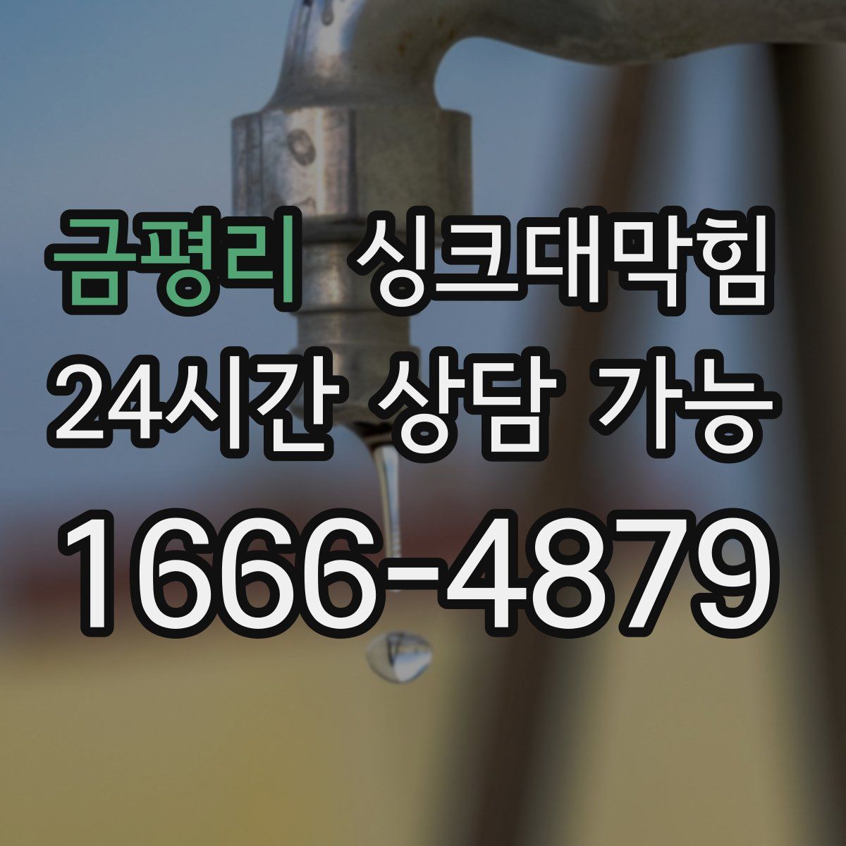 금평리 싱크대막힘