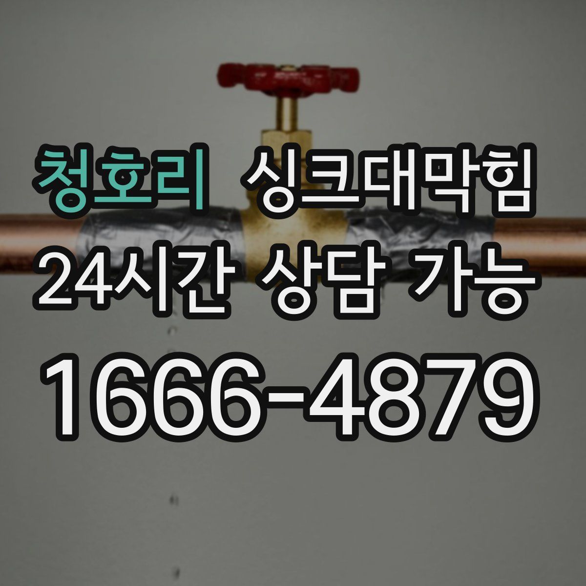 청호리 싱크대막힘