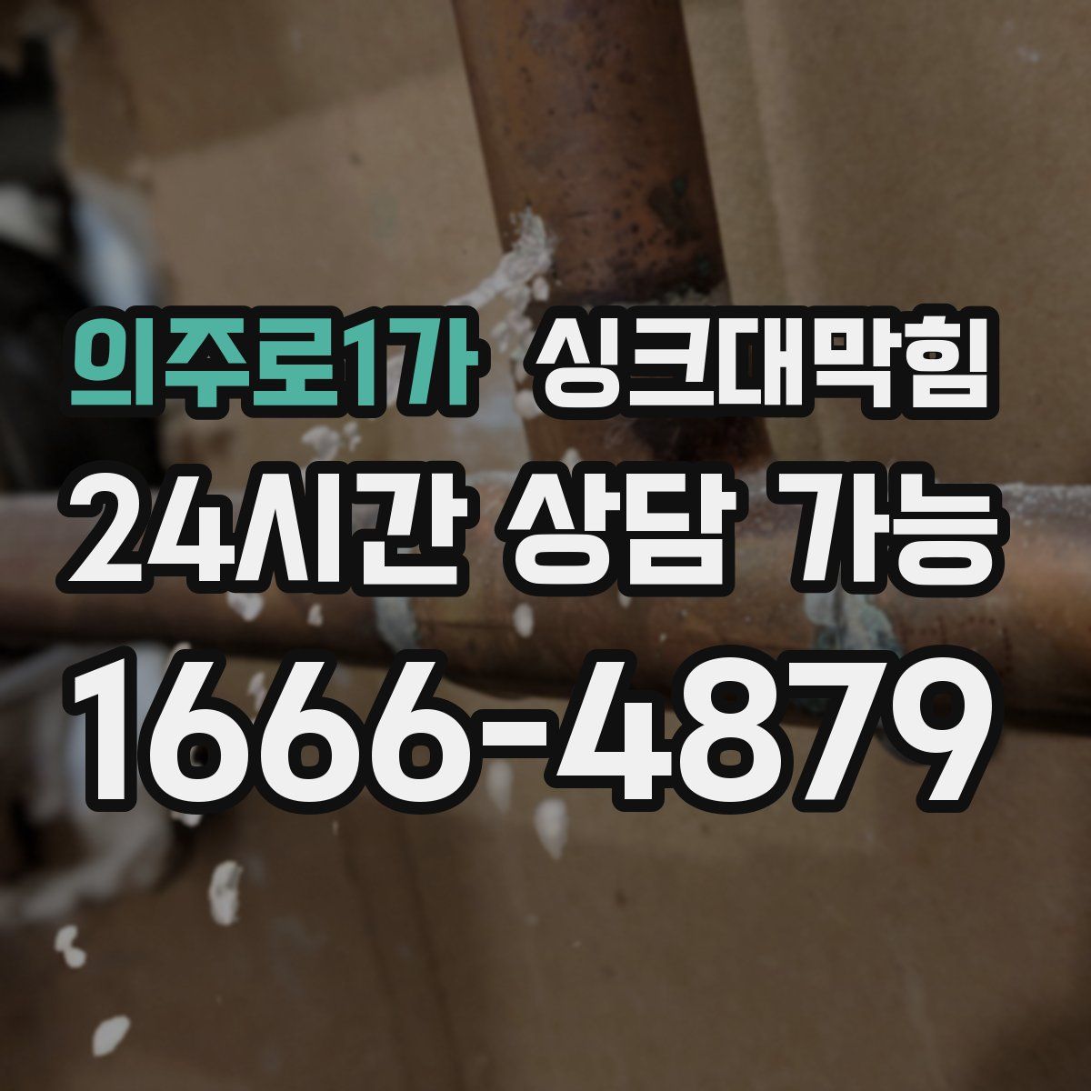 의주로1가 싱크대막힘