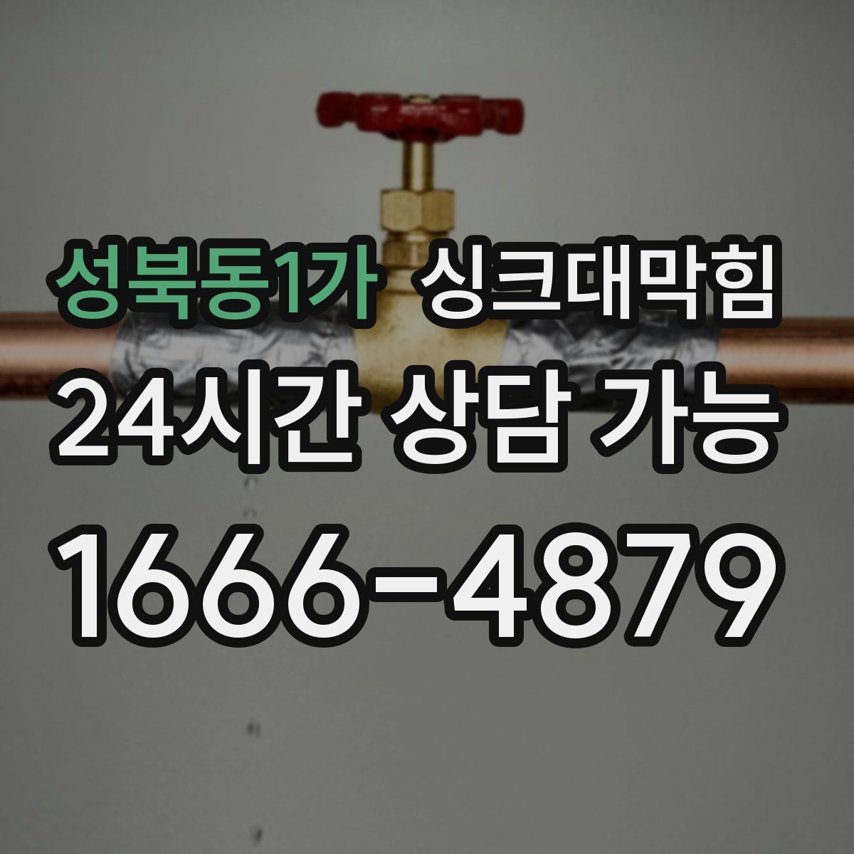 성북동1가 싱크대막힘