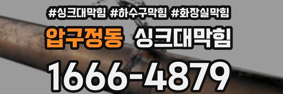 싱크대막힘