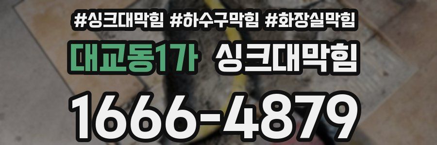 싱크대막힘