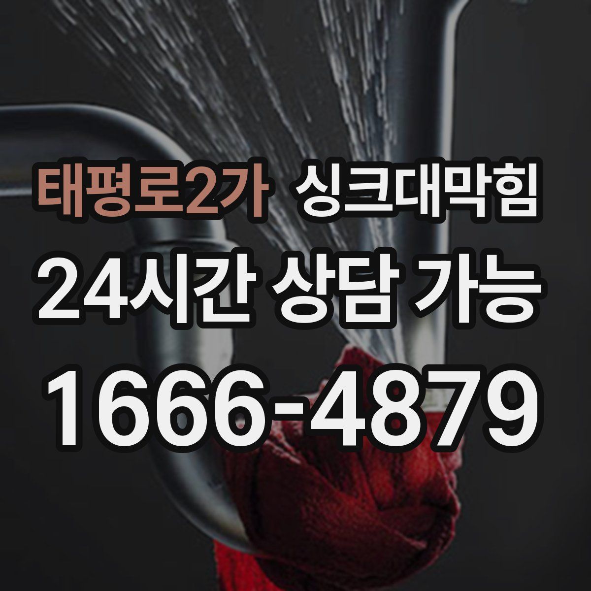 태평로2가 싱크대막힘