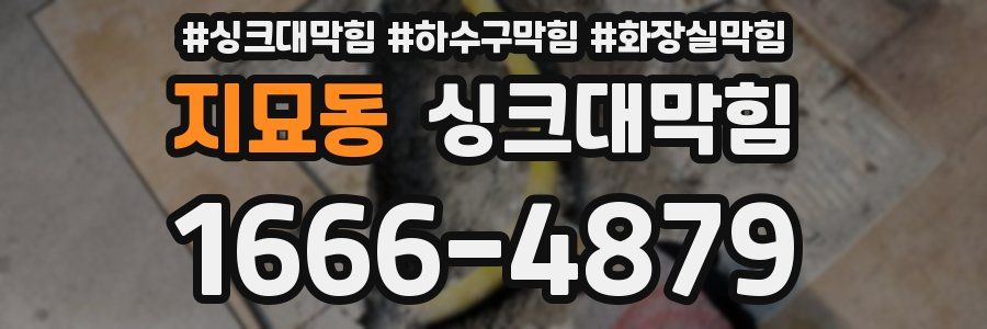싱크대막힘