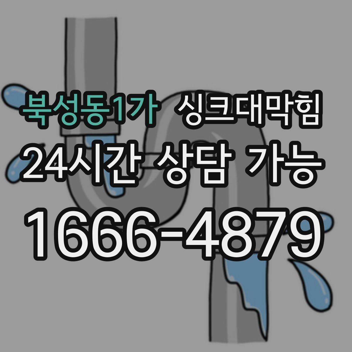 북성동1가 싱크대막힘