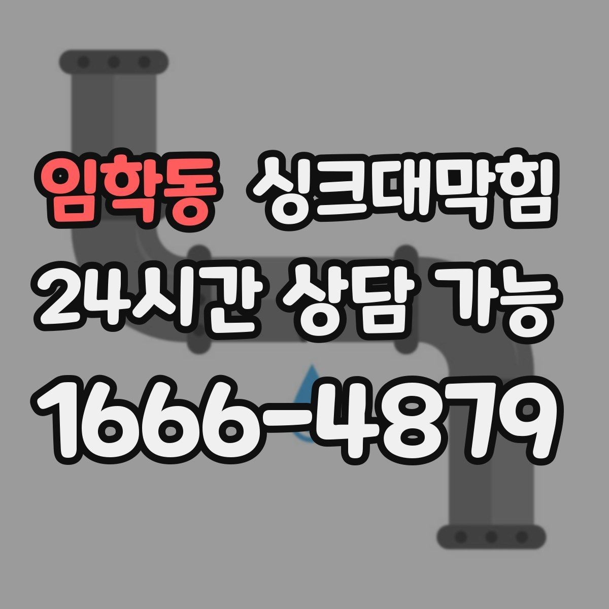 임학동 싱크대막힘 단독 주택 배수관 누수 포인트를 찾기까지