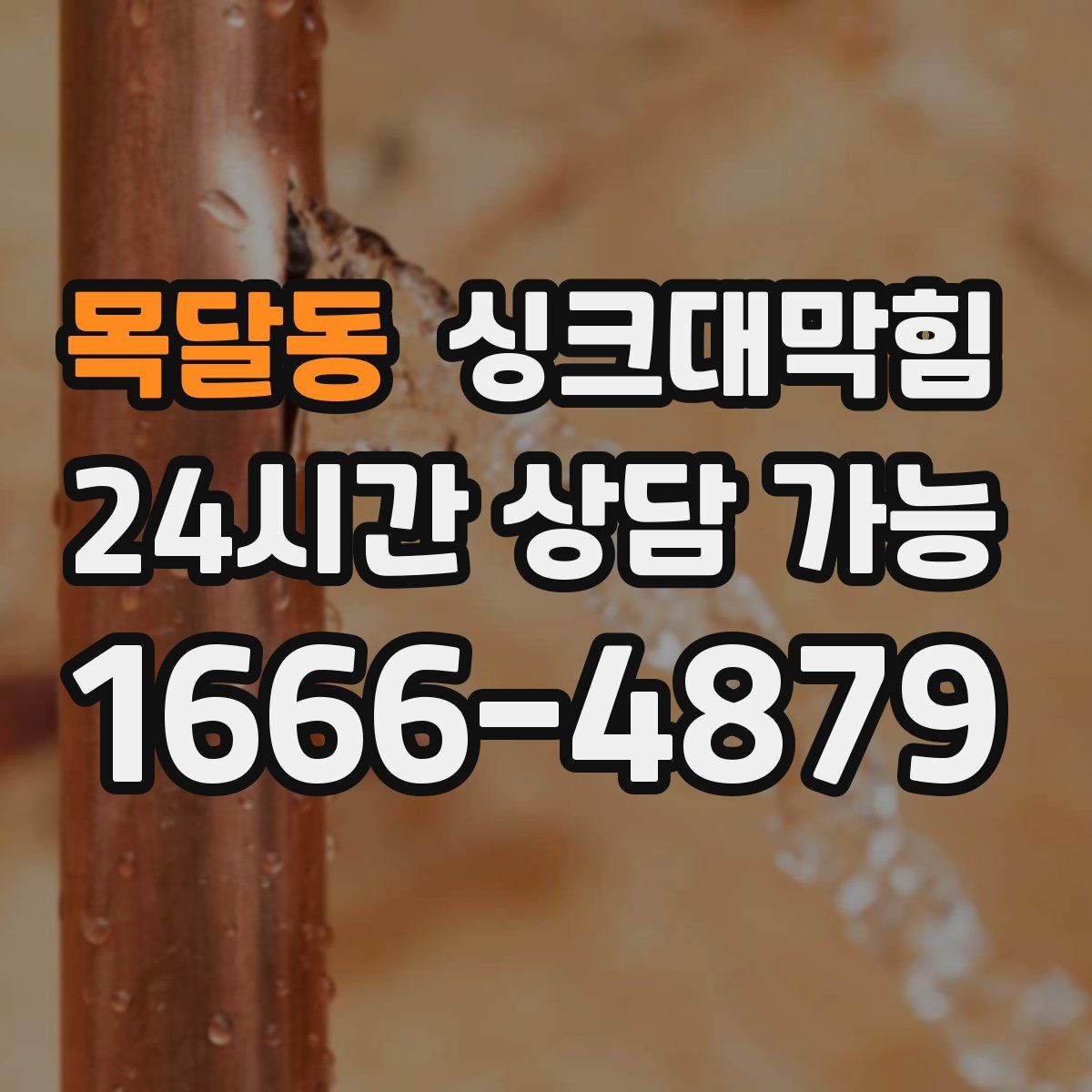 목달동 싱크대막힘