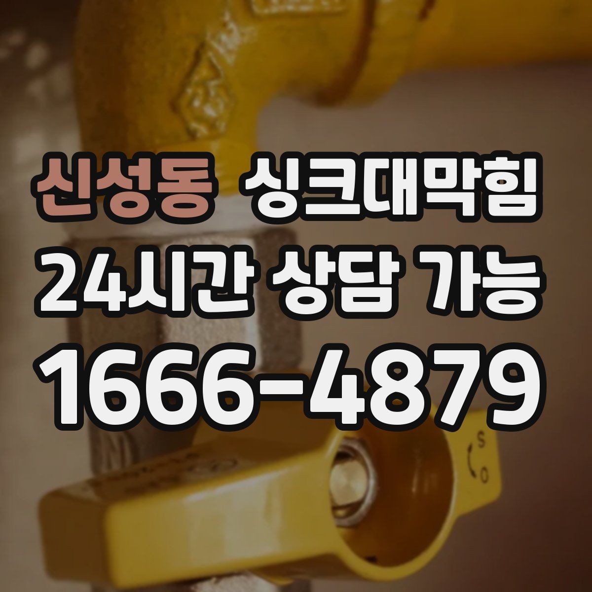 신성동 싱크대막힘 배수구 소독 후 통기 회복 절차