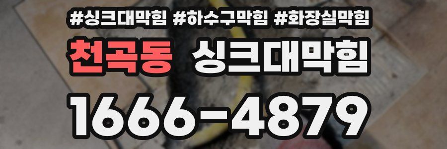 싱크대막힘