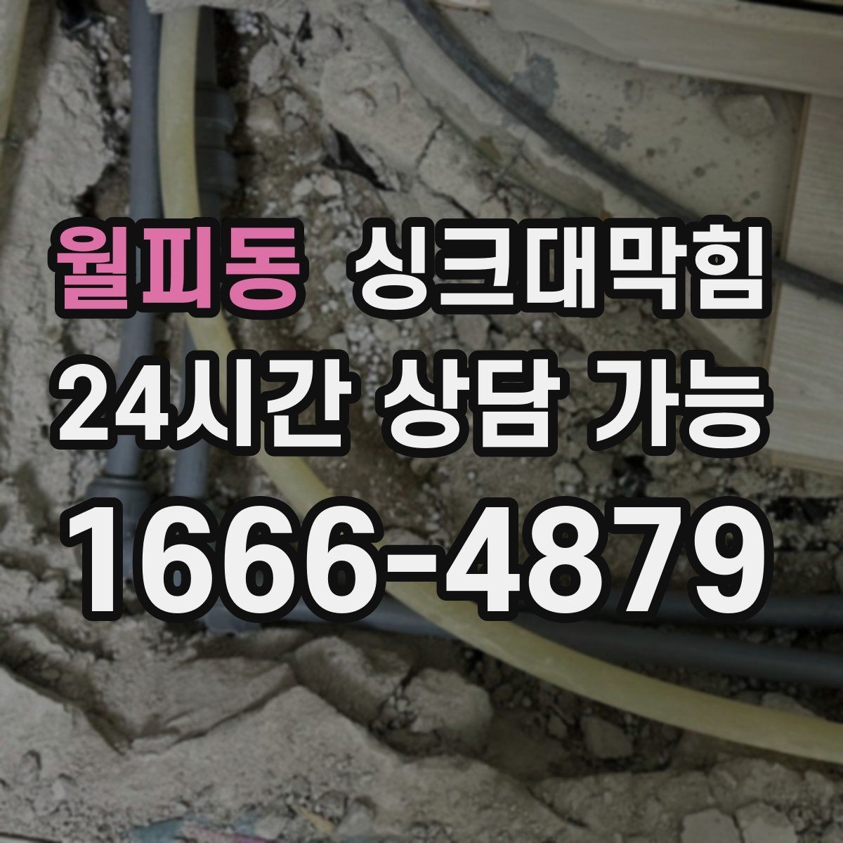 월피동 싱크대막힘 배수구막힘 지도화 관리 시스템
