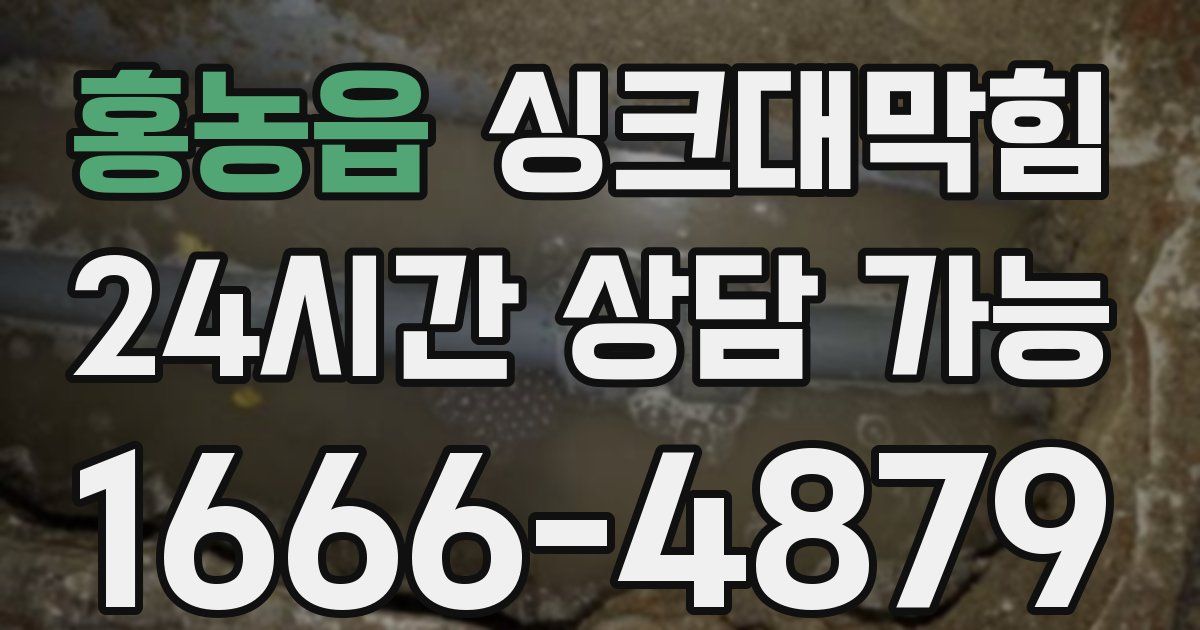 홍농읍 싱크대 뚫기