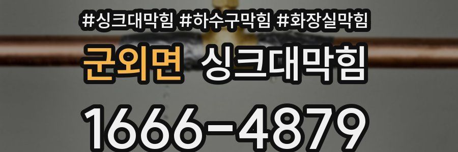 싱크대막힘