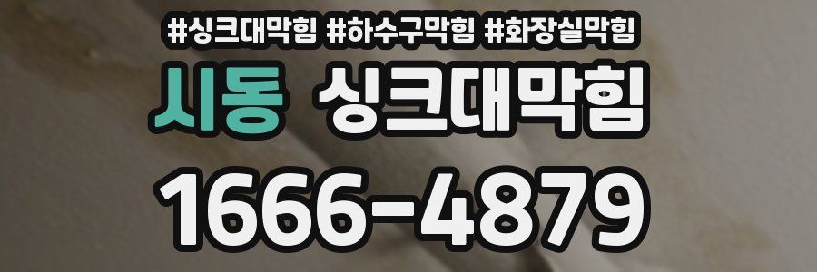 싱크대막힘