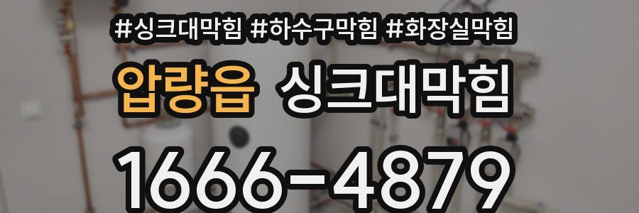 싱크대막힘