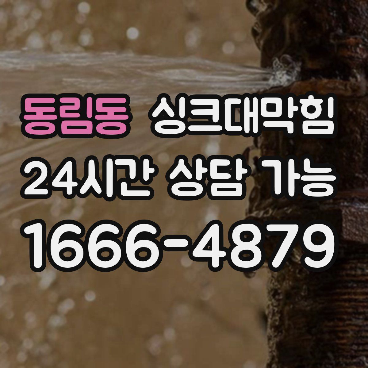 동림동 싱크대막힘