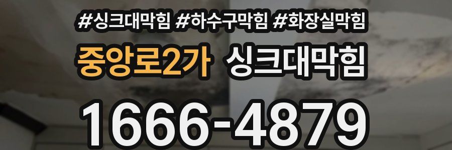 싱크대막힘