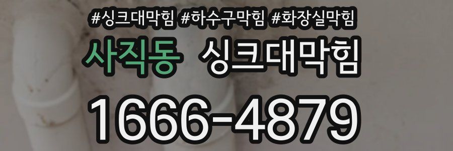 싱크대막힘