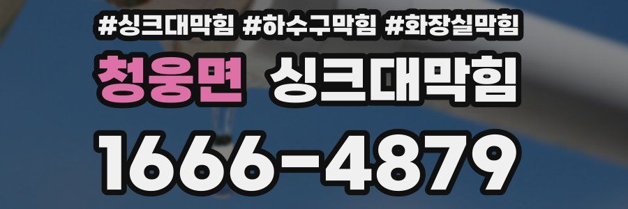 싱크대막힘