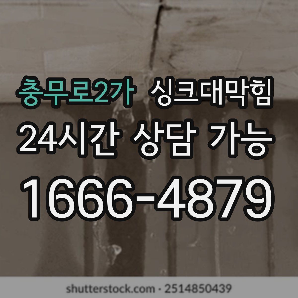 충무로2가 싱크대막힘
