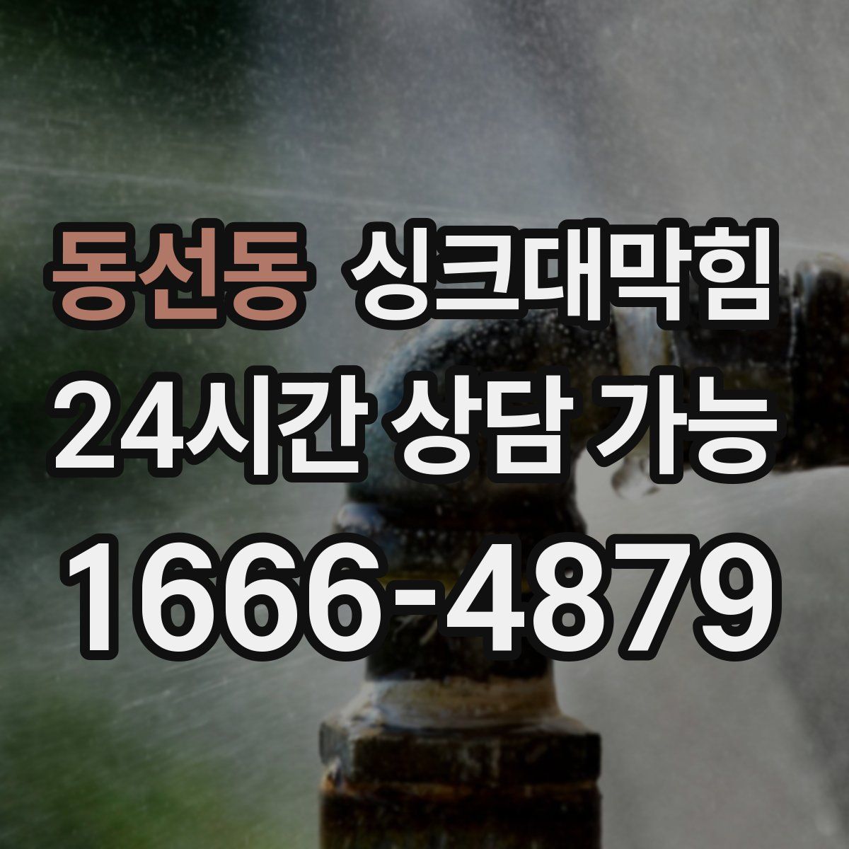 동선동 싱크대막힘