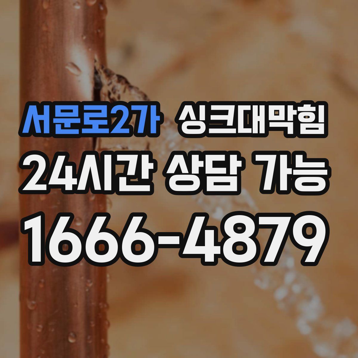 서문로2가 싱크대막힘