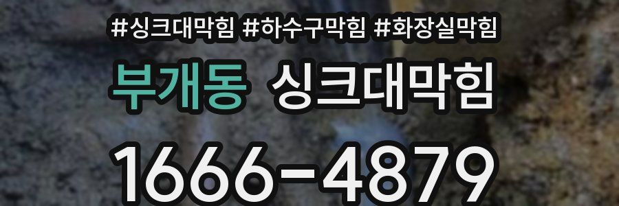싱크대막힘