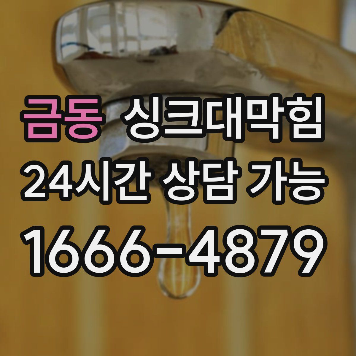 금동 싱크대막힘