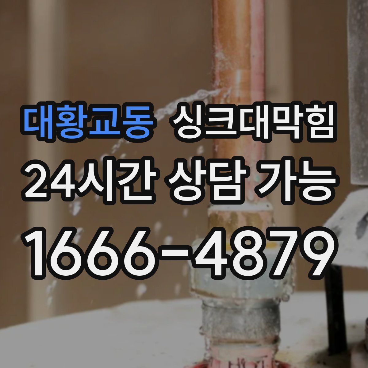 대황교동 싱크대막힘