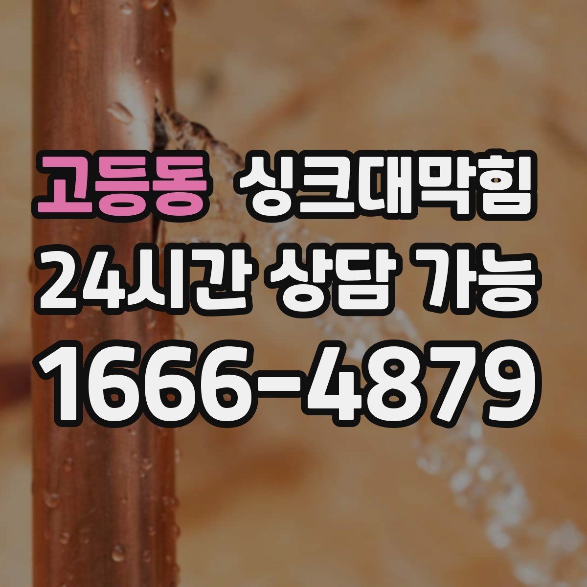고등동 싱크대막힘 상가 키친 라인 공동 세척 운영