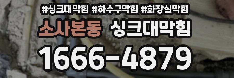 싱크대막힘