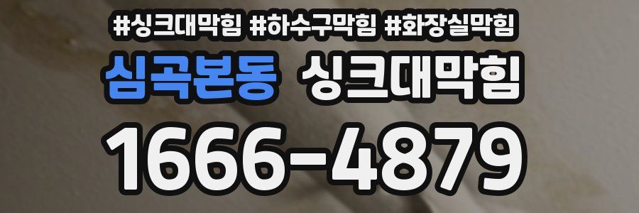 싱크대막힘