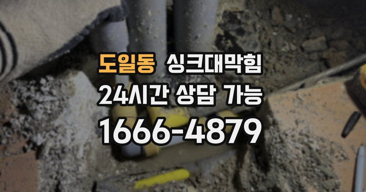 도일동 싱크대 뚫기