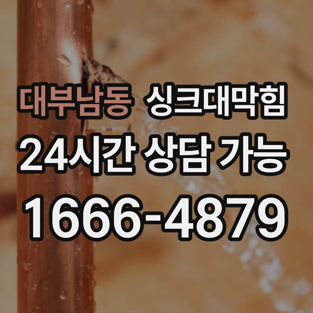 대부남동 싱크대막힘