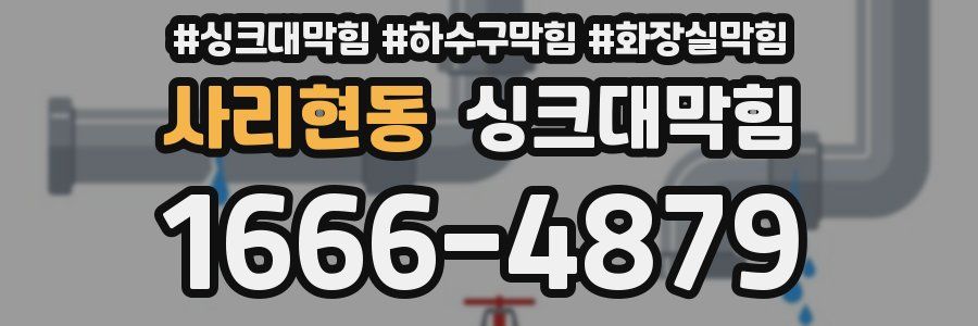싱크대막힘