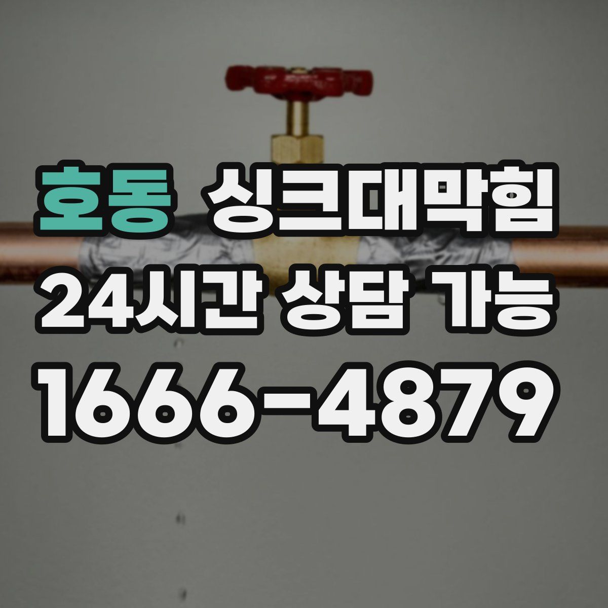 호동 싱크대막힘