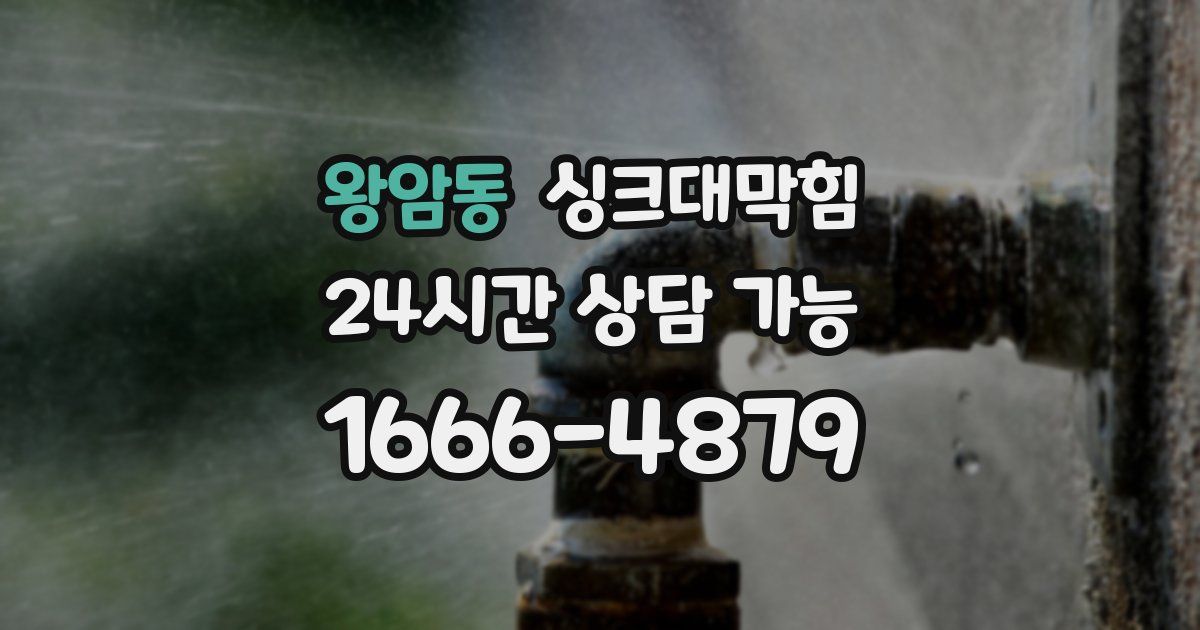 왕암동 싱크대 뚫기