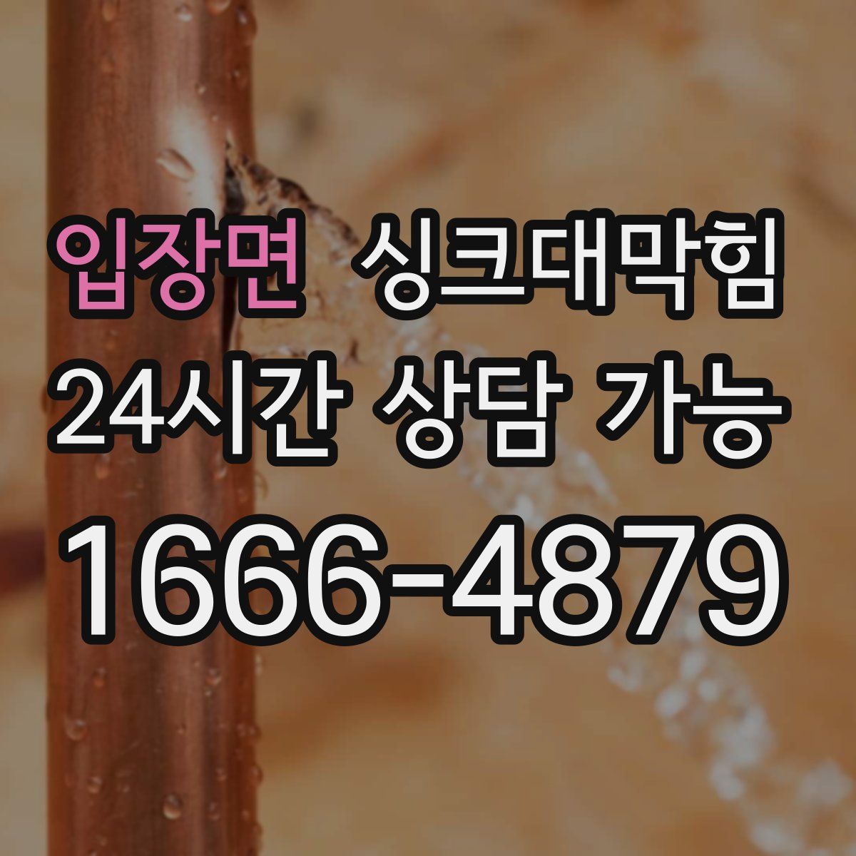 입장면 싱크대막힘