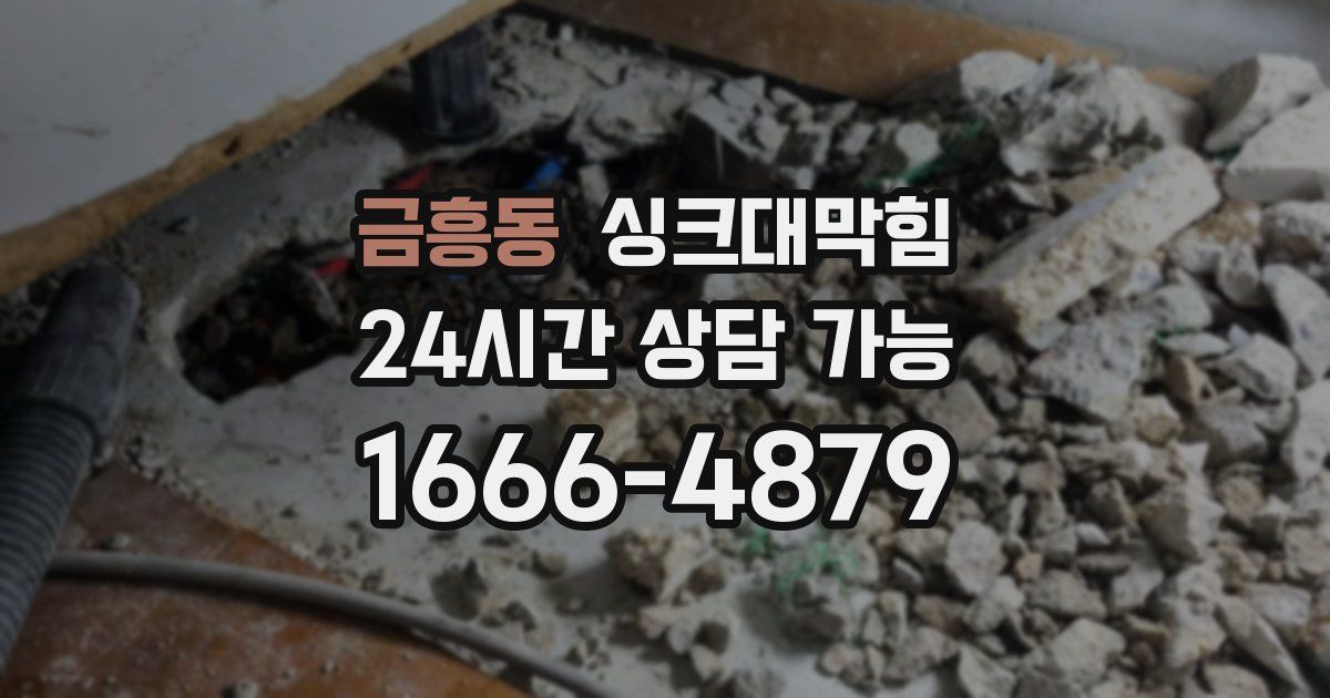 금흥동 싱크대 뚫기