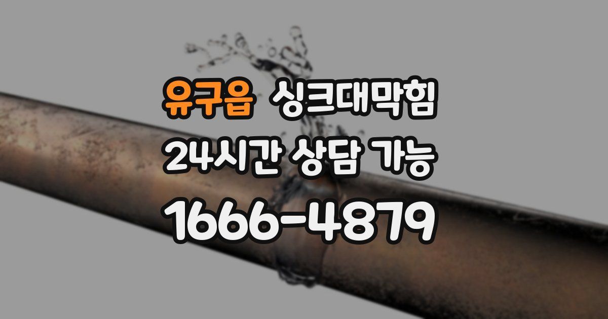 유구읍 싱크대 뚫기