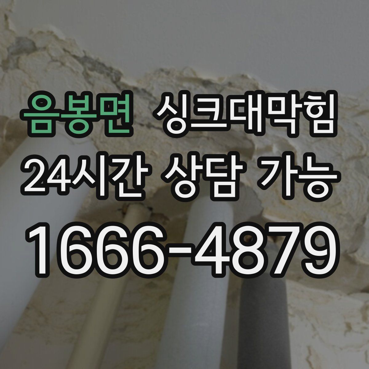 음봉면 싱크대막힘