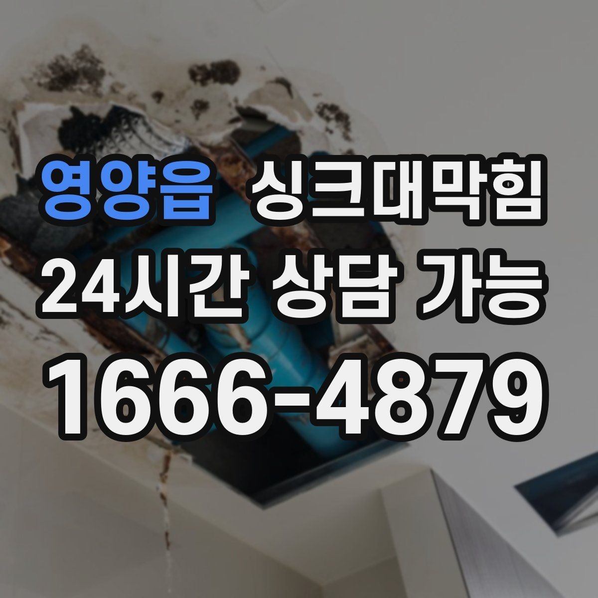 영양읍 싱크대막힘 주방 배수구막힘 야간 긴급 대응