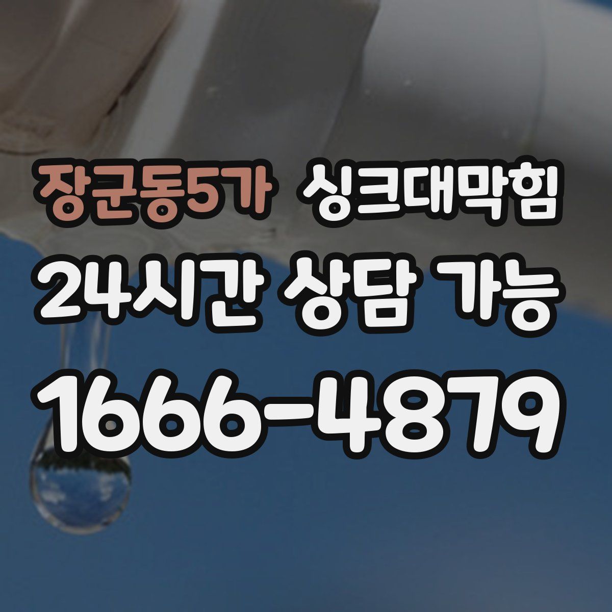 장군동5가 싱크대막힘