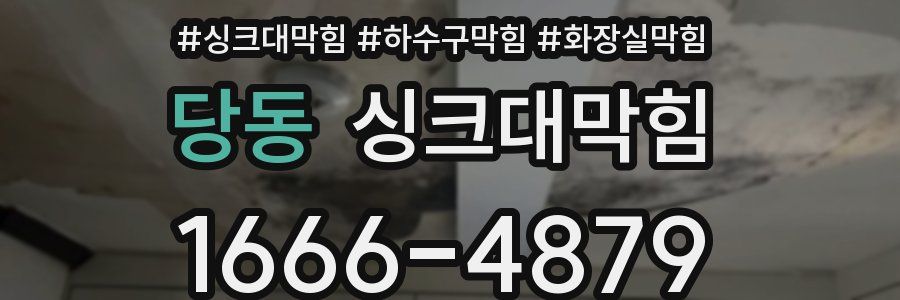 싱크대막힘